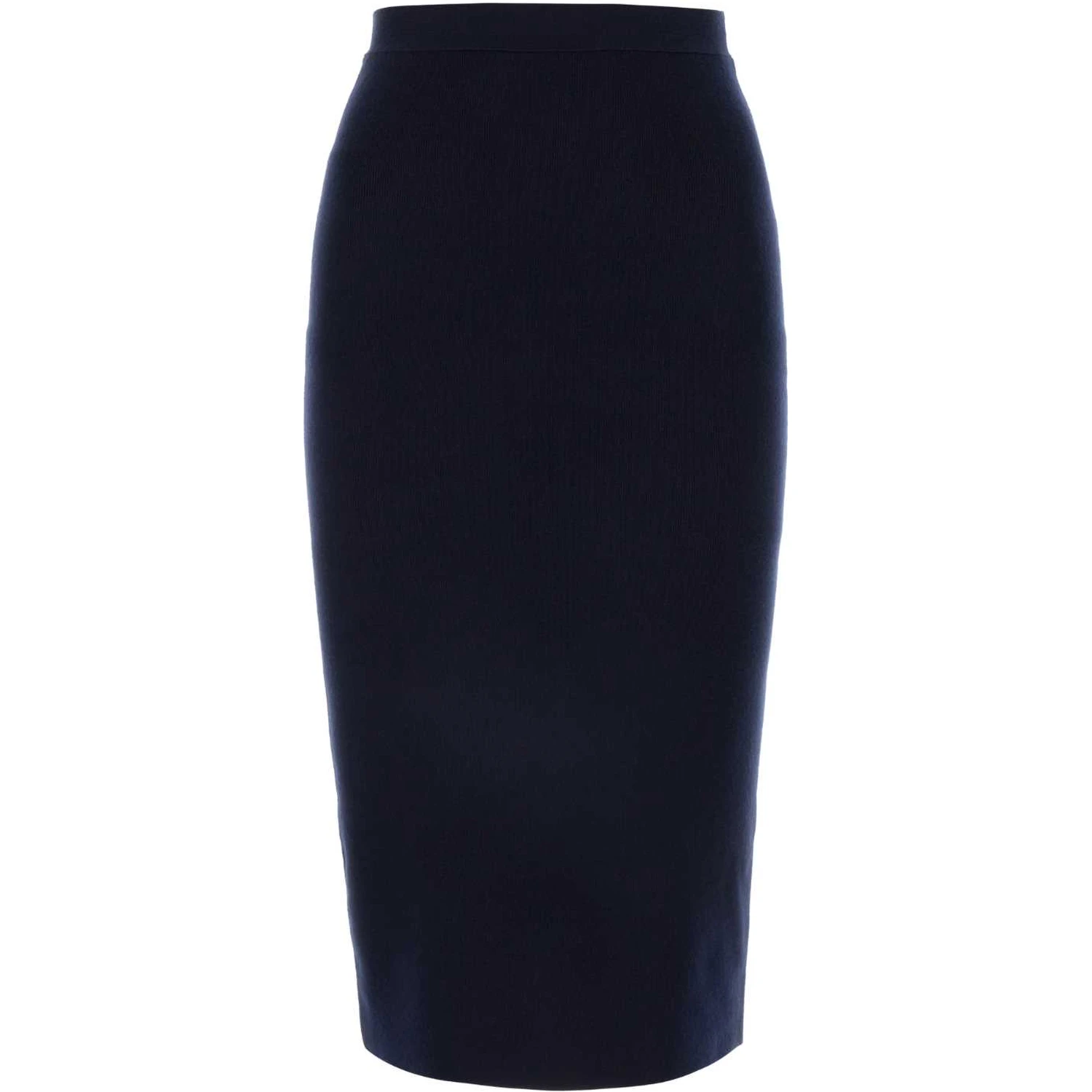 GONNA BLU MIDI MAGLIA
