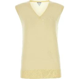 VNECK CASHMERE GIALLO