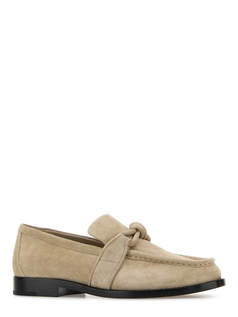 حذاء موكاسين بشرابة من جلد الغزال