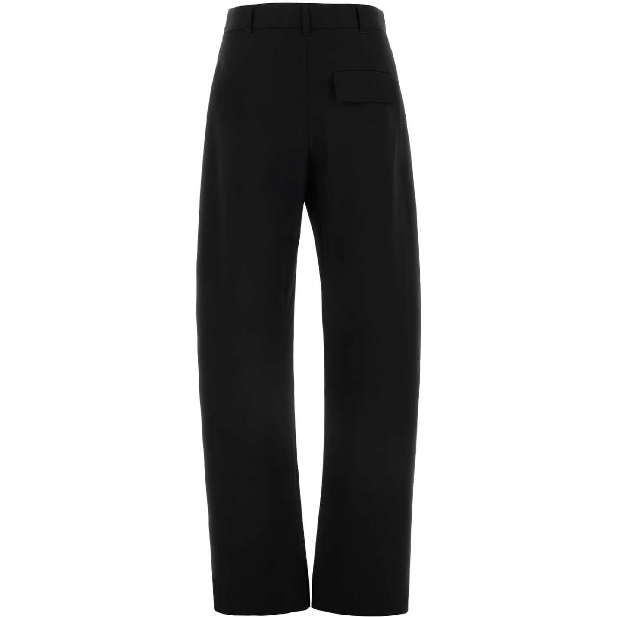 PANTA ROSSO MA IN NERO