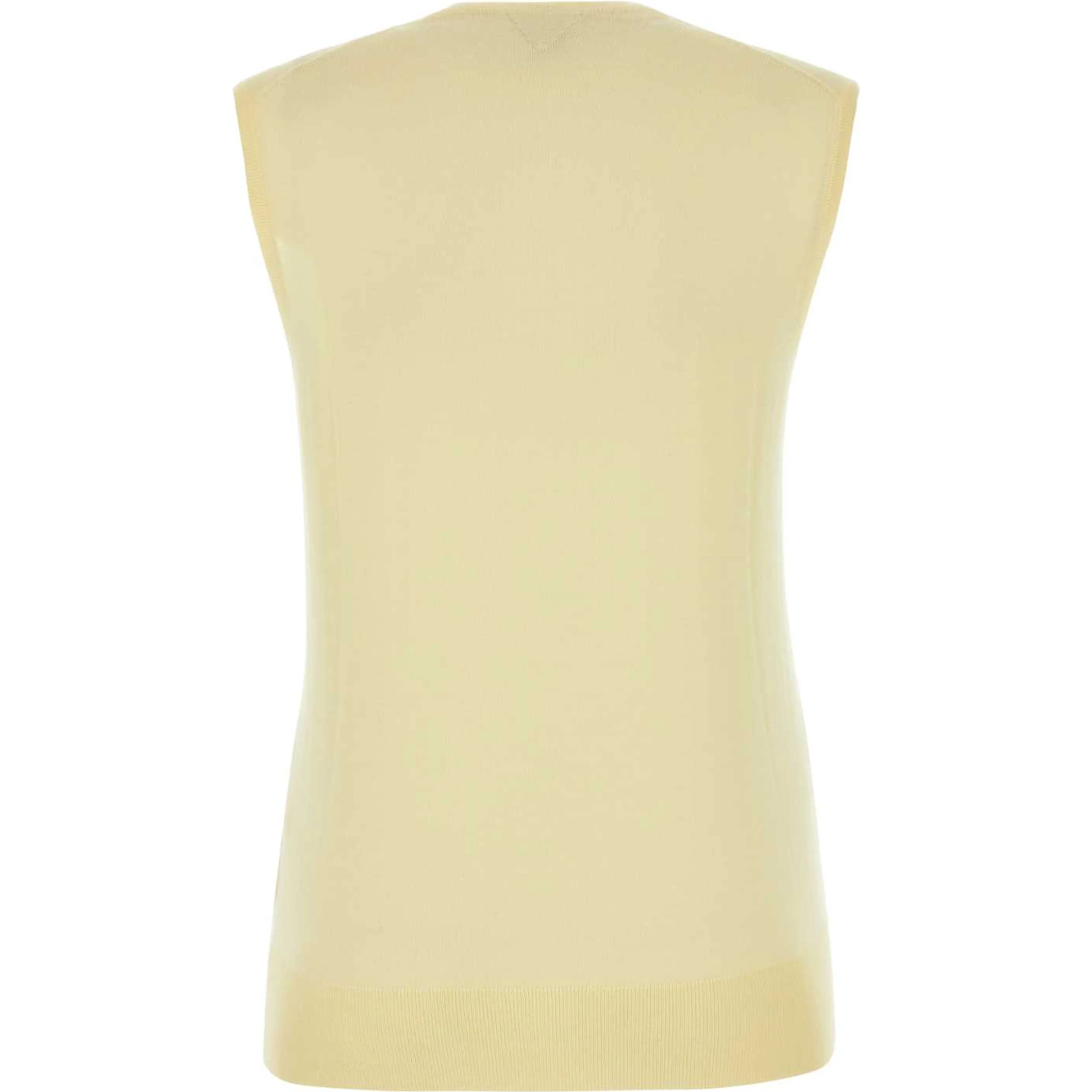 VNECK CASHMERE GIALLO