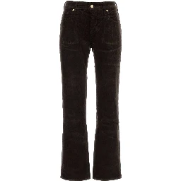 CALIE STRAIGHT CORDUROY COFFEE BEAN