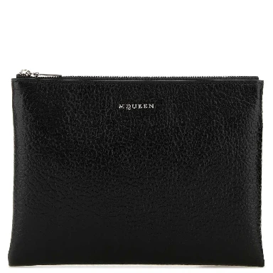 CROSS-BAR ZIP POUCH