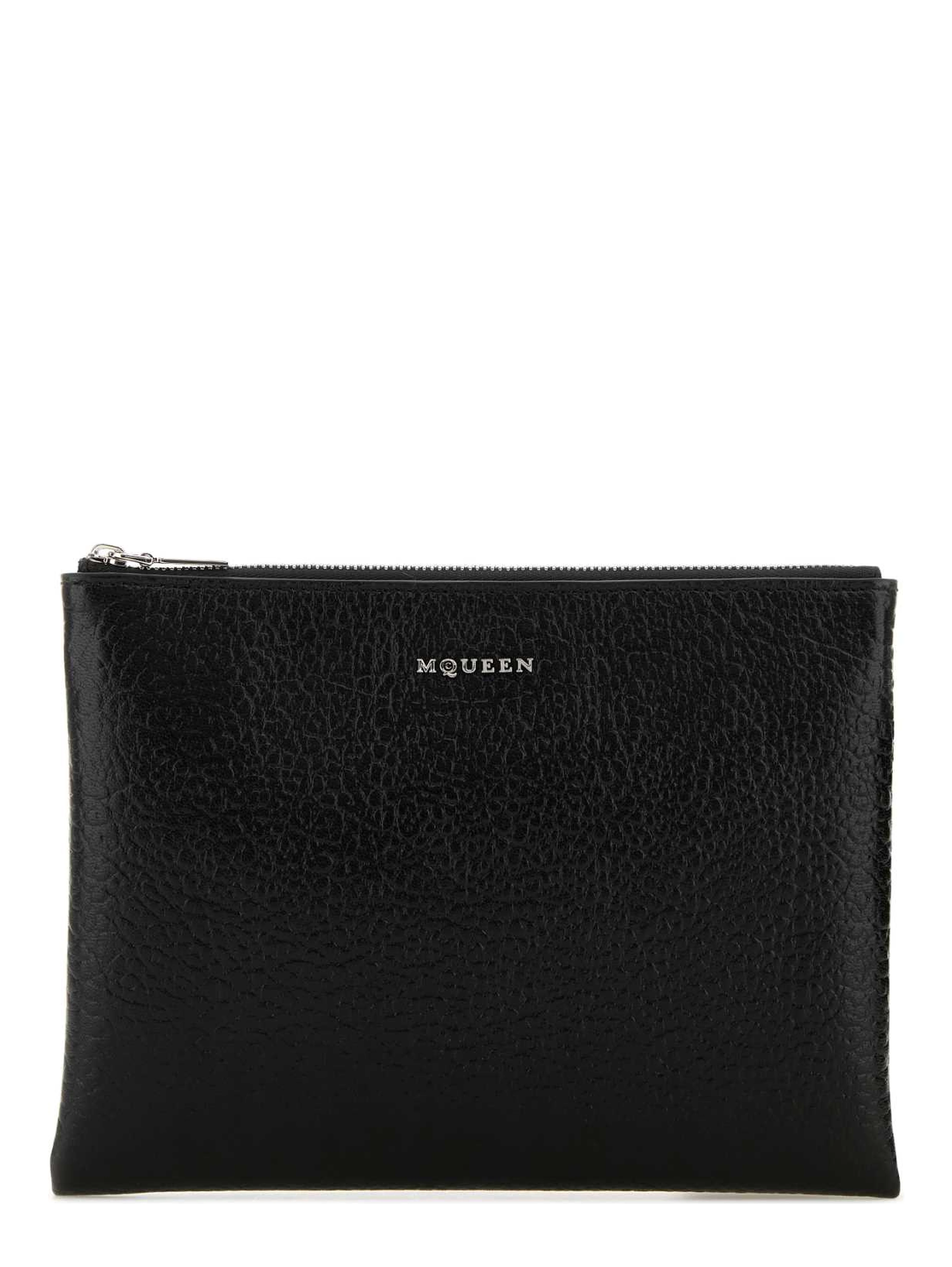 CROSS-BAR ZIP POUCH