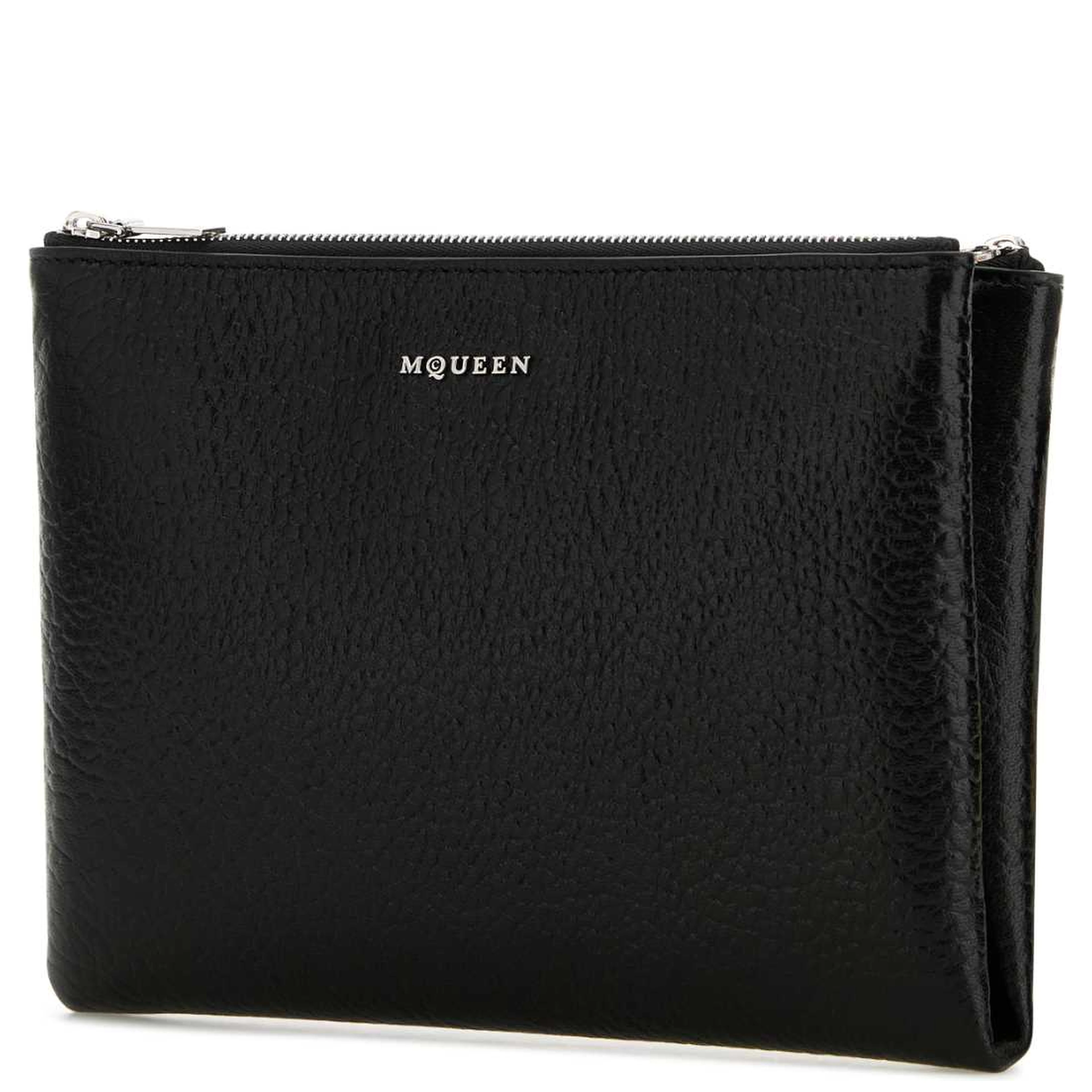 CROSS-BAR ZIP POUCH