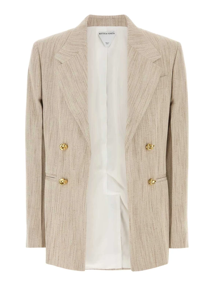 GIACCA FIAMMATA BOTTONI KNOT ORO