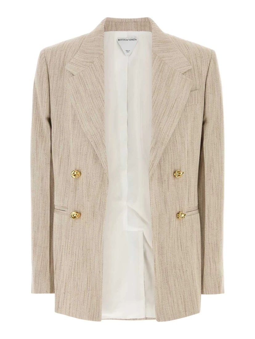 GIACCA FIAMMATA BOTTONI KNOT ORO