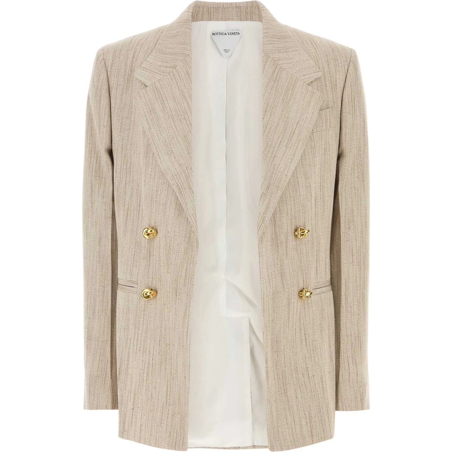 GIACCA FIAMMATA BOTTONI KNOT ORO