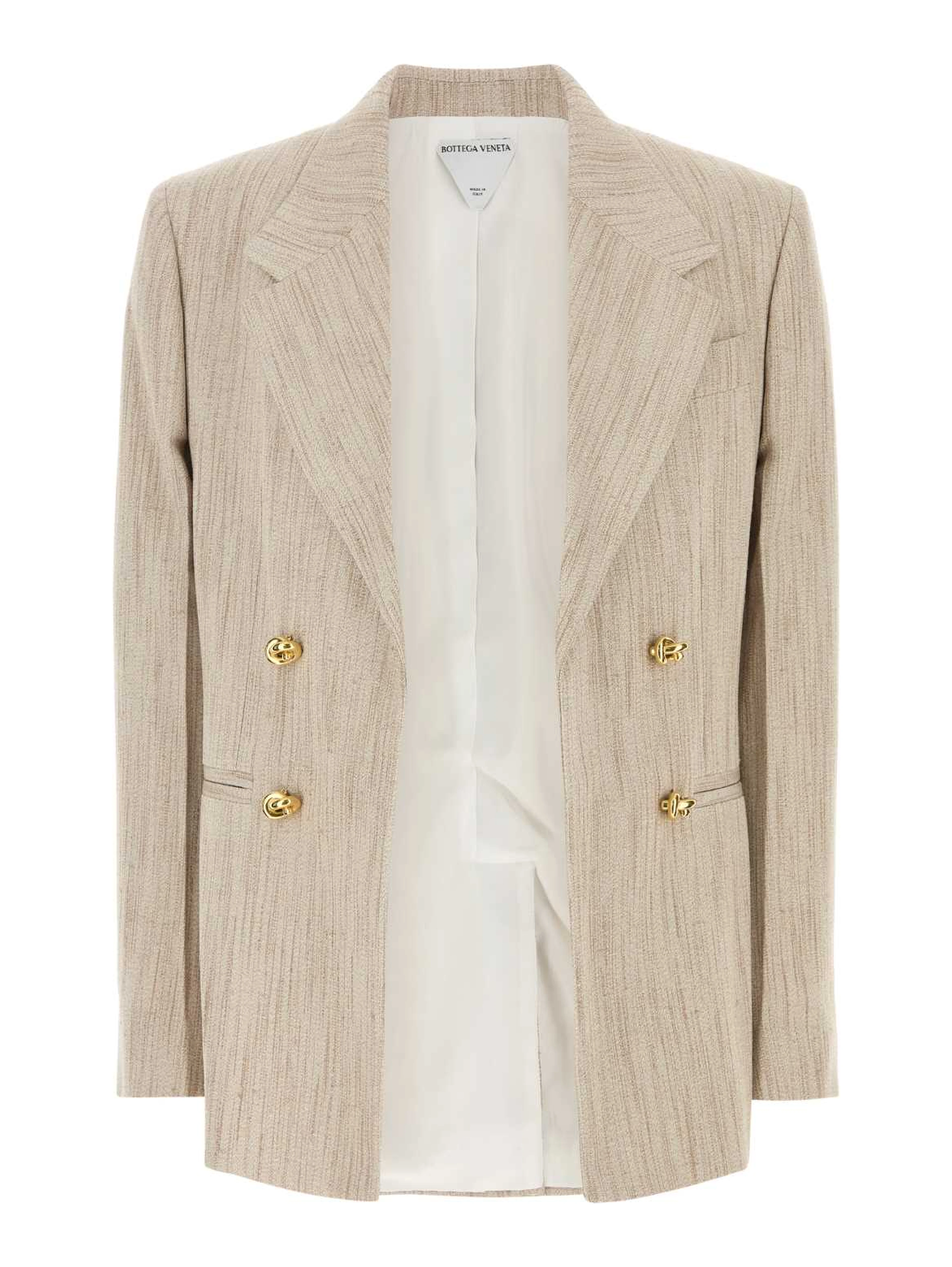 GIACCA FIAMMATA BOTTONI KNOT ORO
