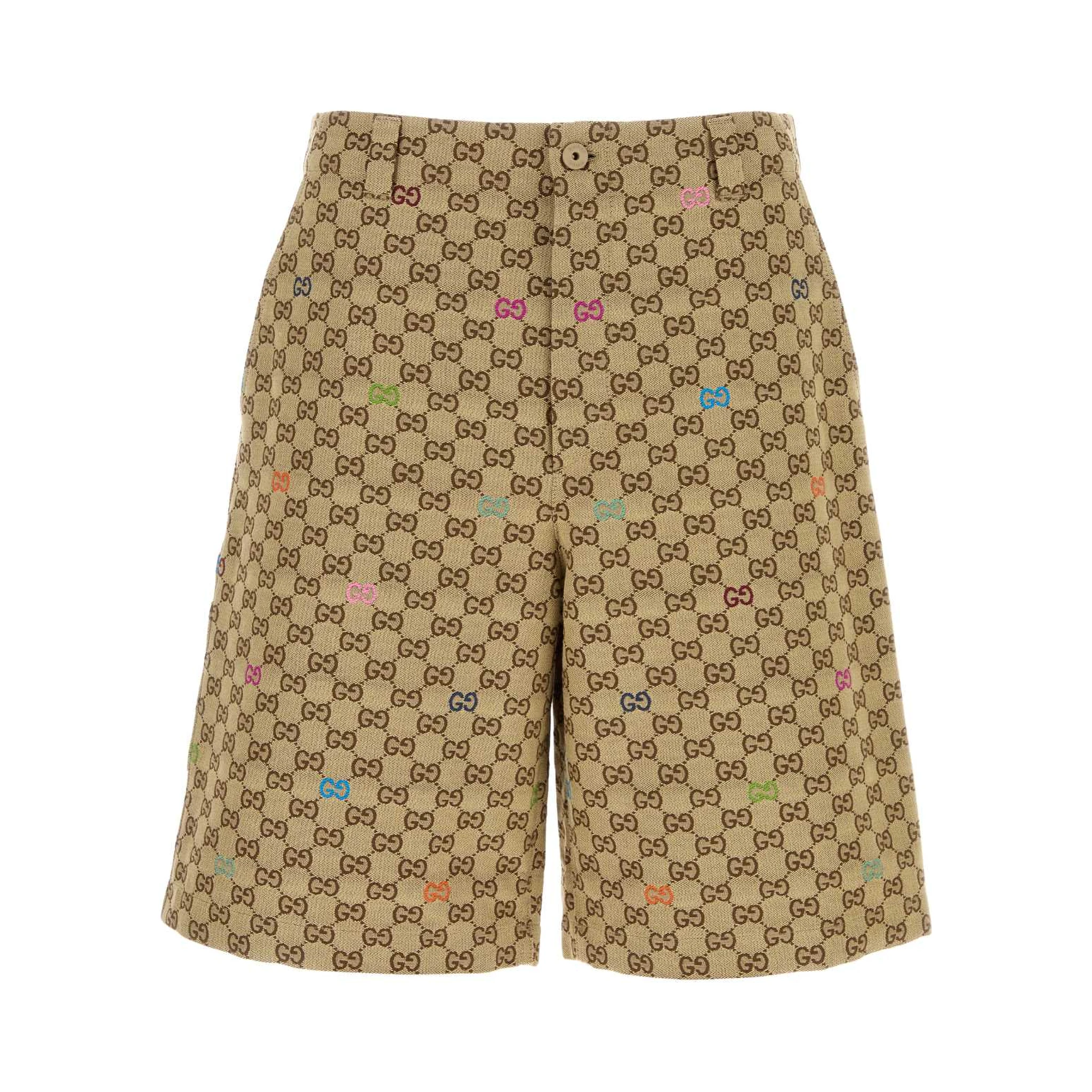 SHORT PANT GG CANVAS FIL COUPE