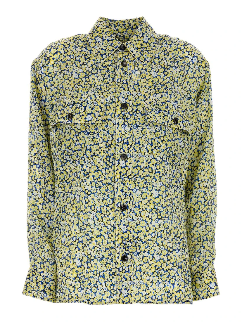 SHIRT MINI DAISY SILK CHARMEUS