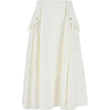 GONNA BIANCA MIDI TASCHE