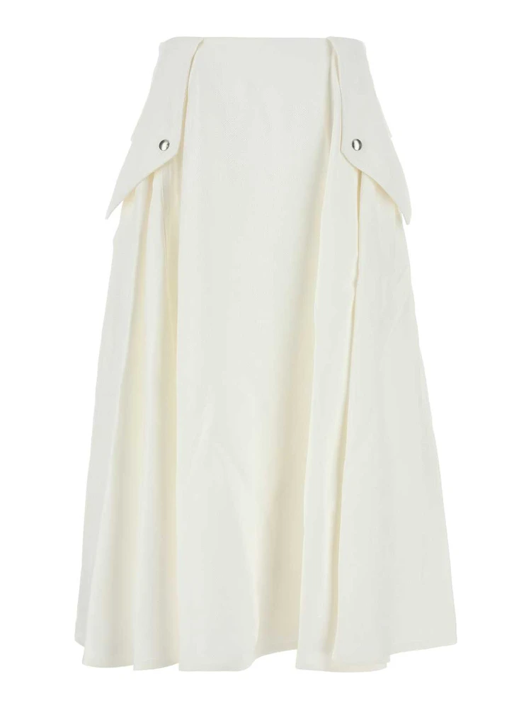 GONNA BIANCA MIDI TASCHE
