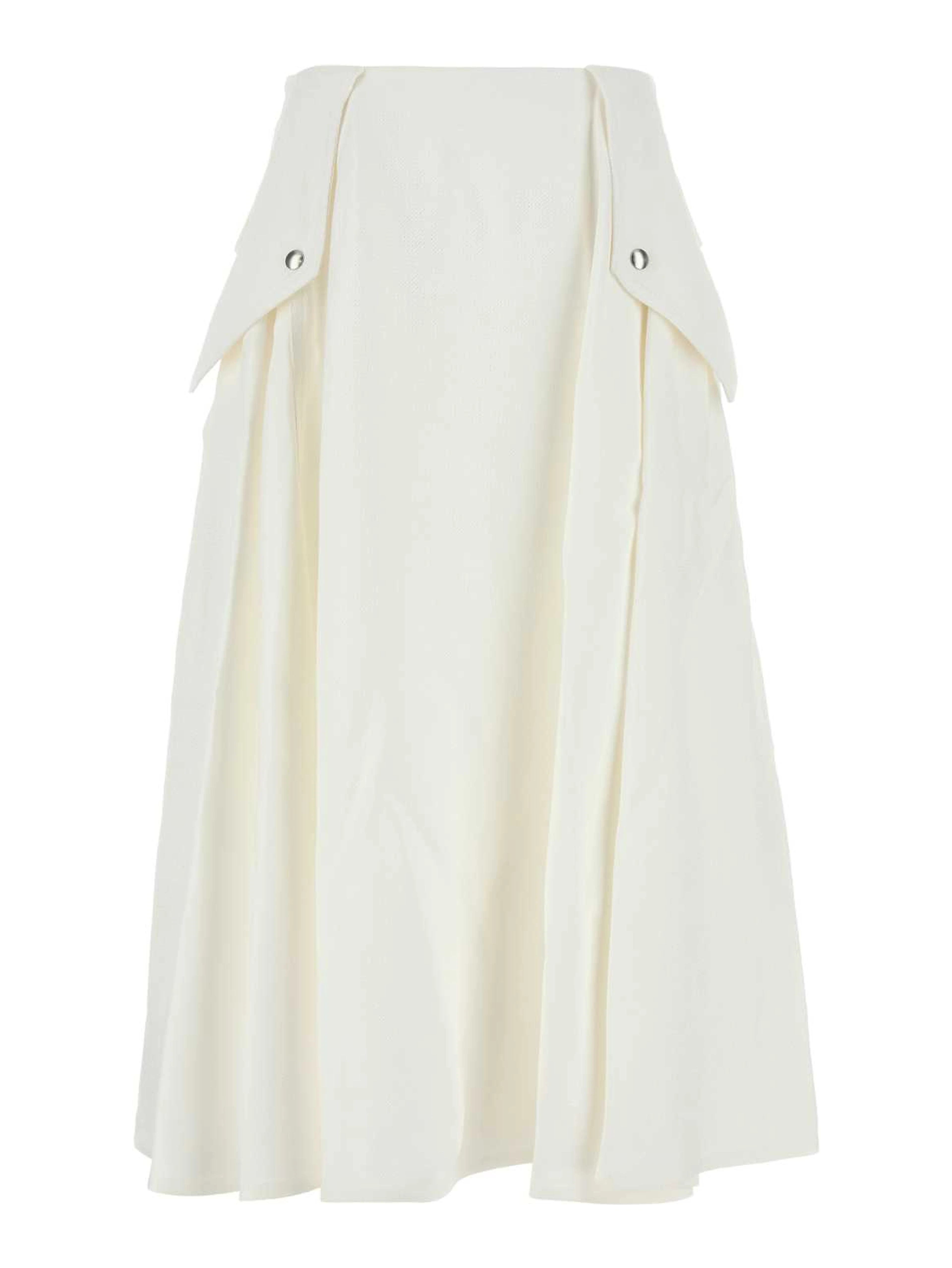GONNA BIANCA MIDI TASCHE