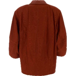 BLOUSE BAVERO PELLE