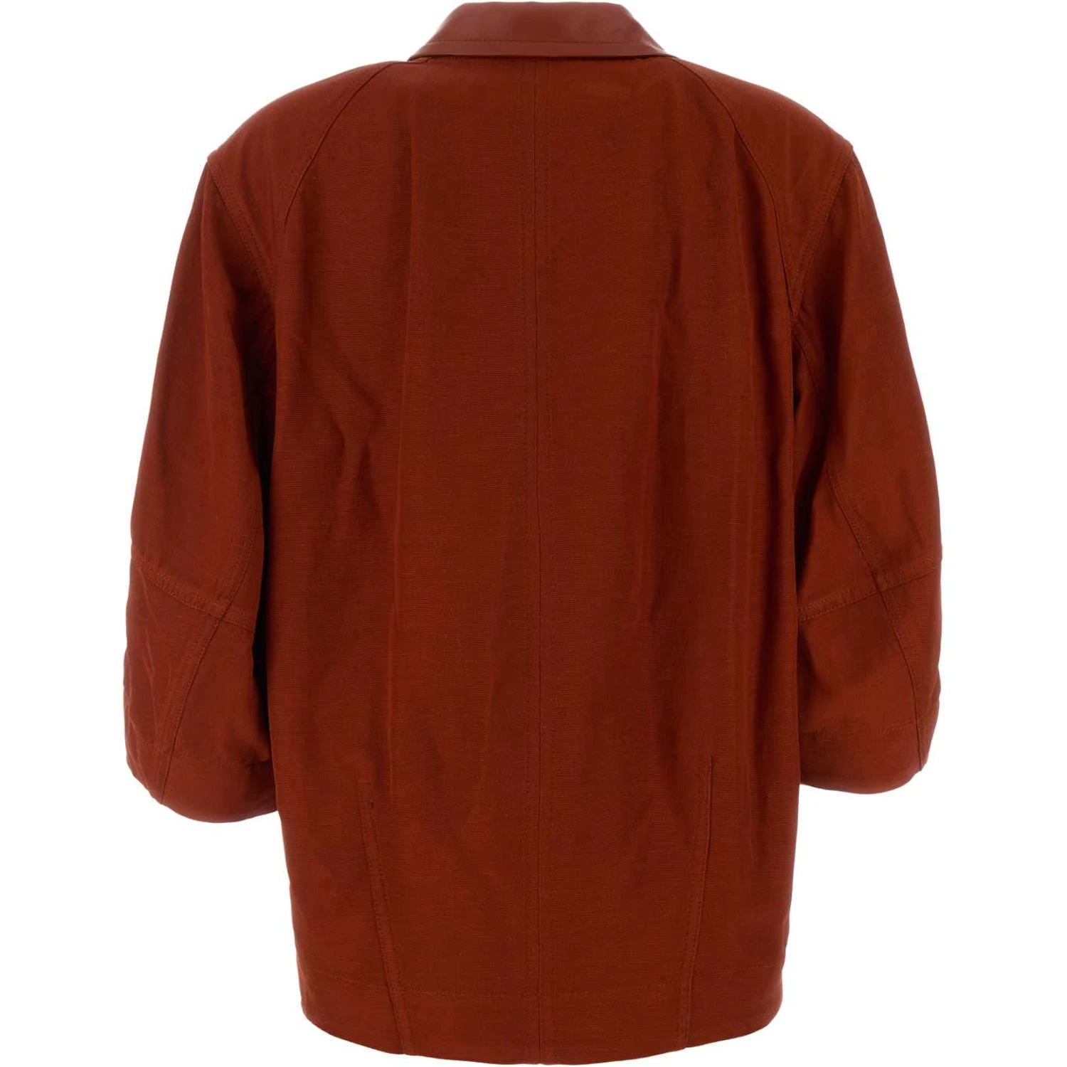 BLOUSE BAVERO PELLE