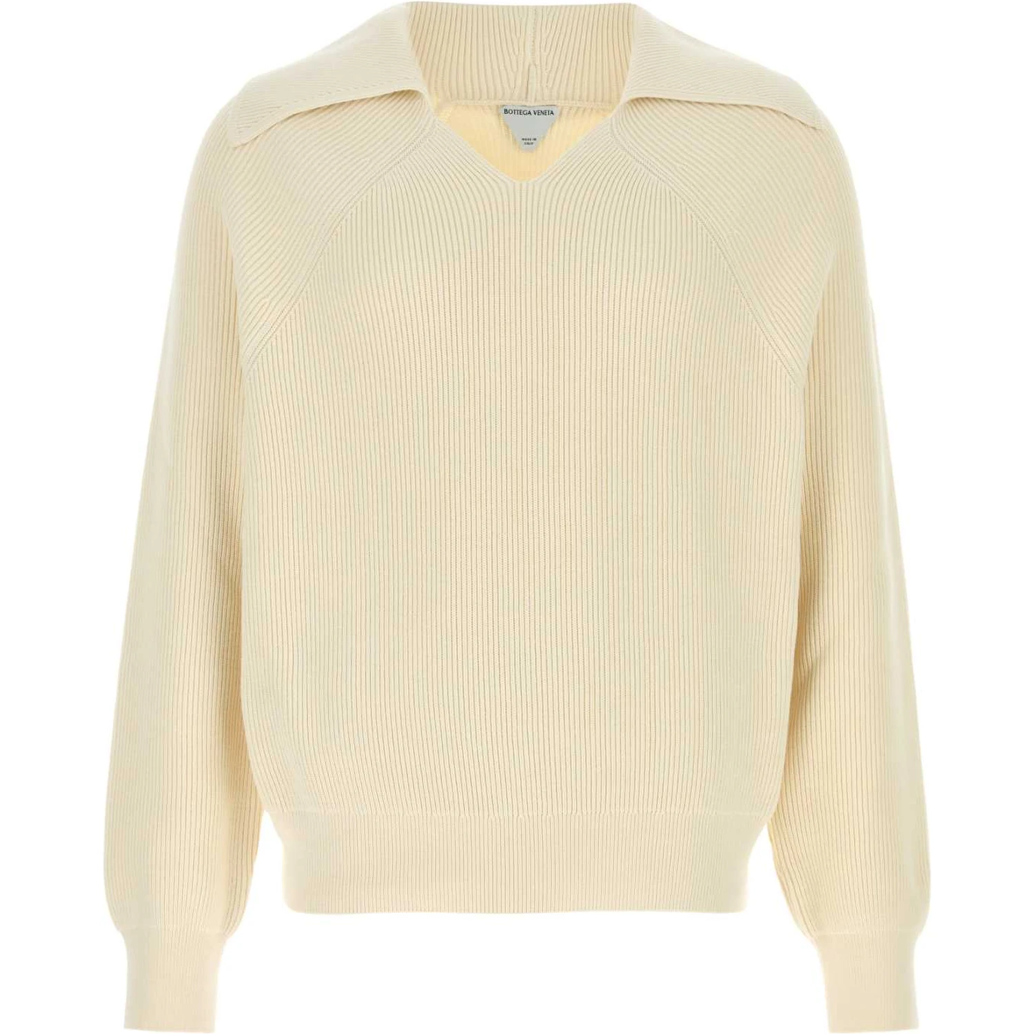 KNIT V COLLAR