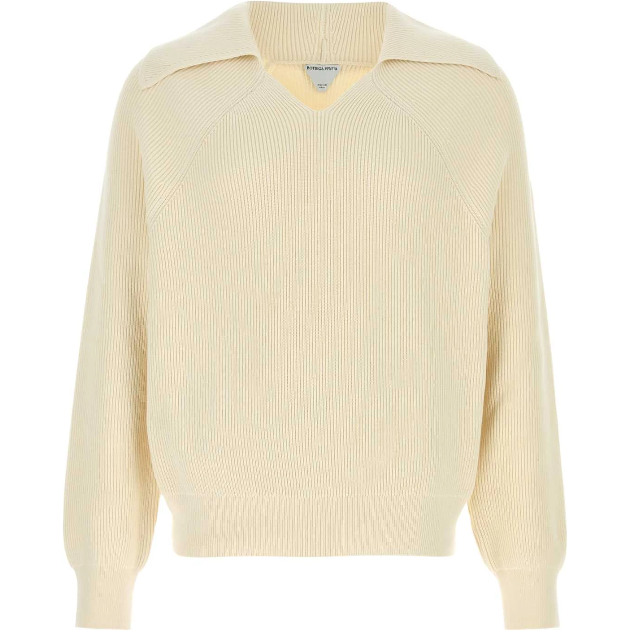 KNIT V COLLAR