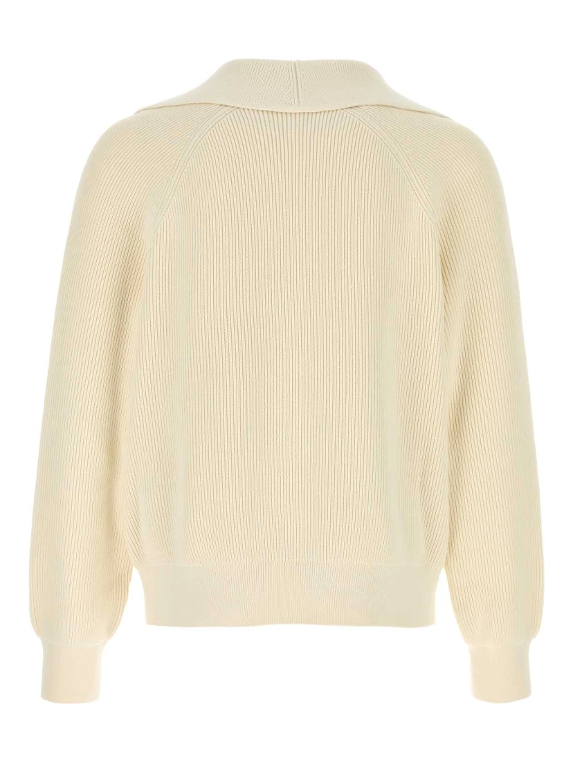 KNIT V COLLAR