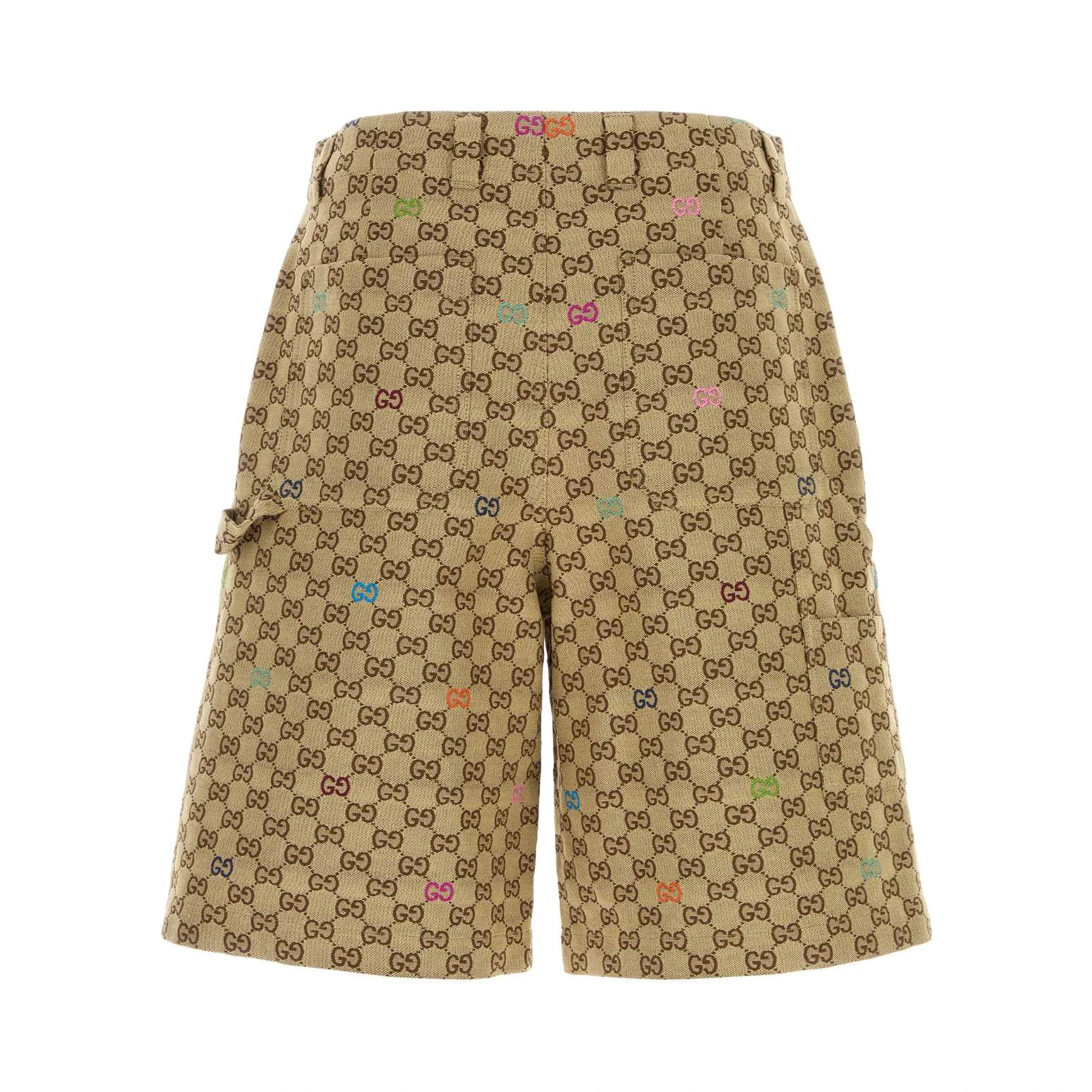 SHORT PANT GG CANVAS FIL COUPE