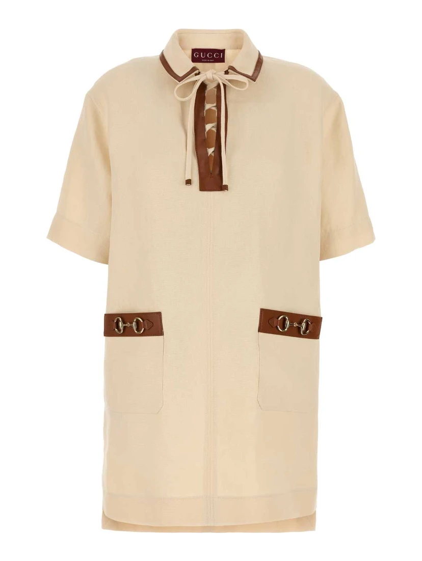 DRS LINEN W/HORSEBIT&LEATHR_8