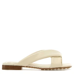 RIVA FLAT SANDAL PLAIN LEATHER