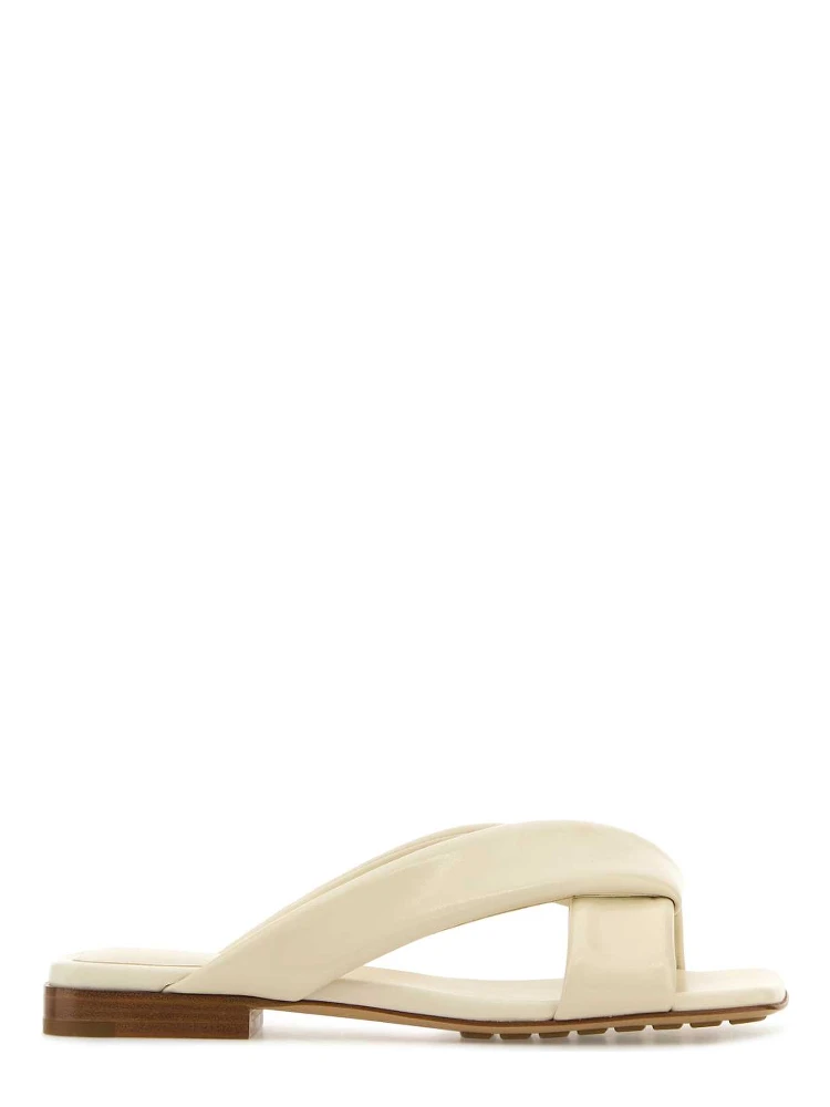 RIVA FLAT SANDAL PLAIN LEATHER
