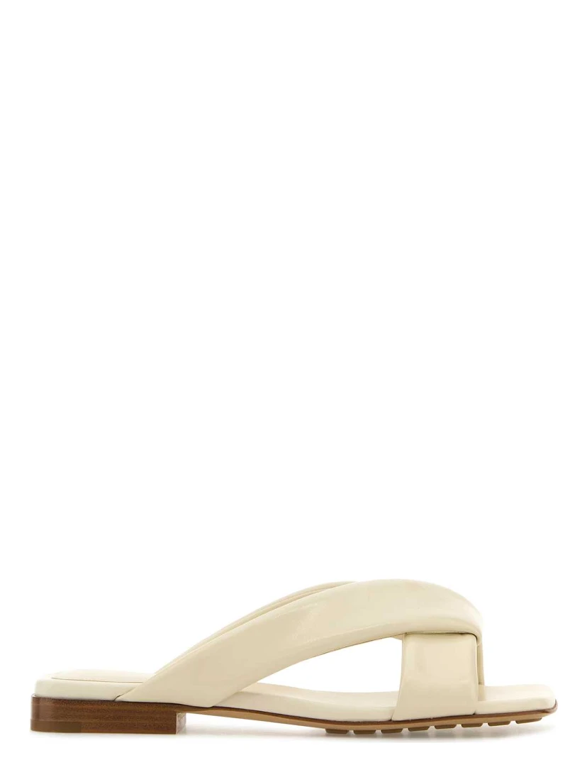 RIVA FLAT SANDAL PLAIN LEATHER