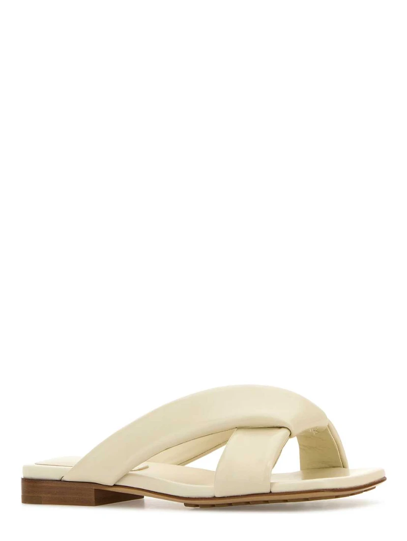 RIVA FLAT SANDAL PLAIN LEATHER