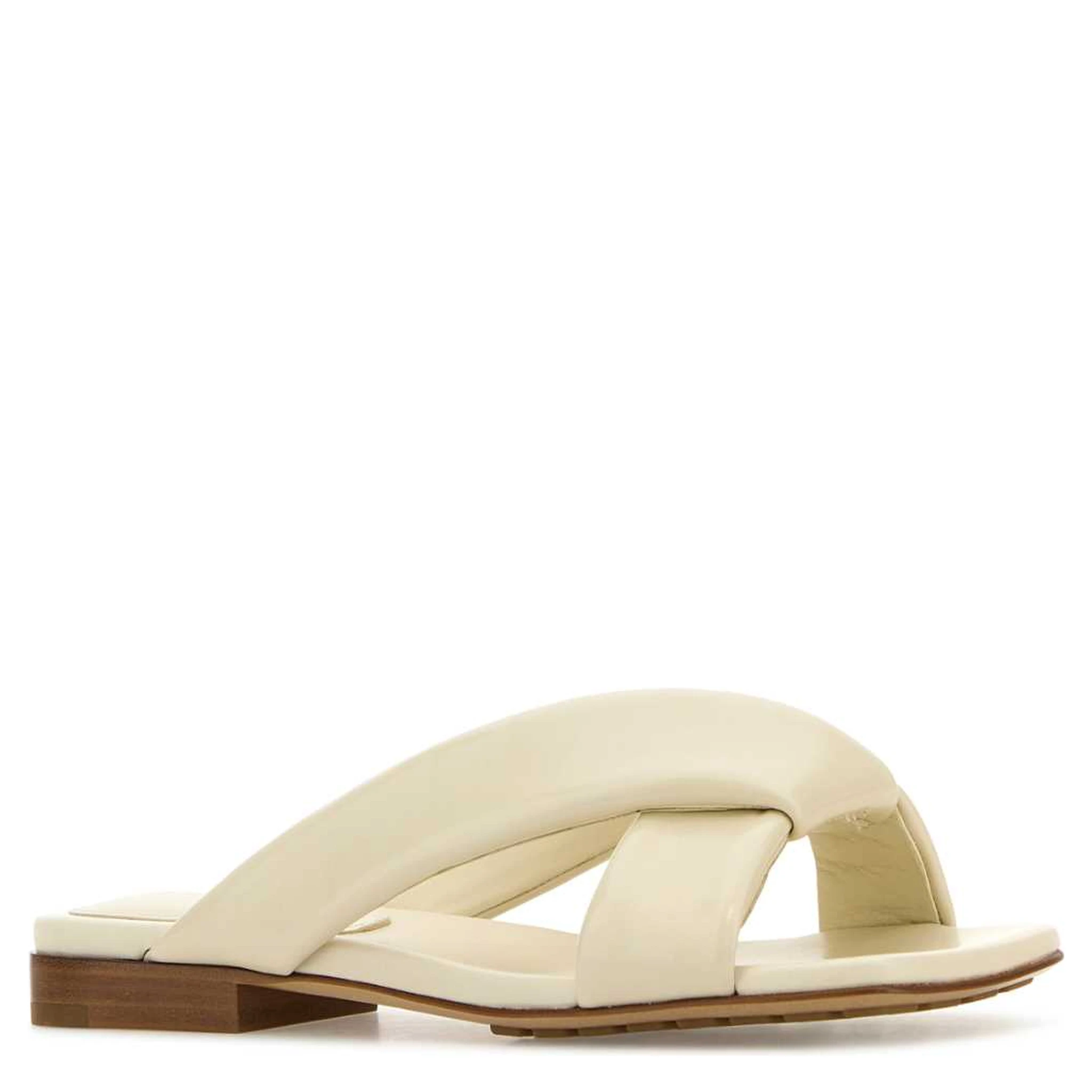 RIVA FLAT SANDAL PLAIN LEATHER
