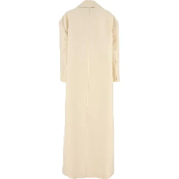 COAT CREPE WOOL SLK GG_PETITE