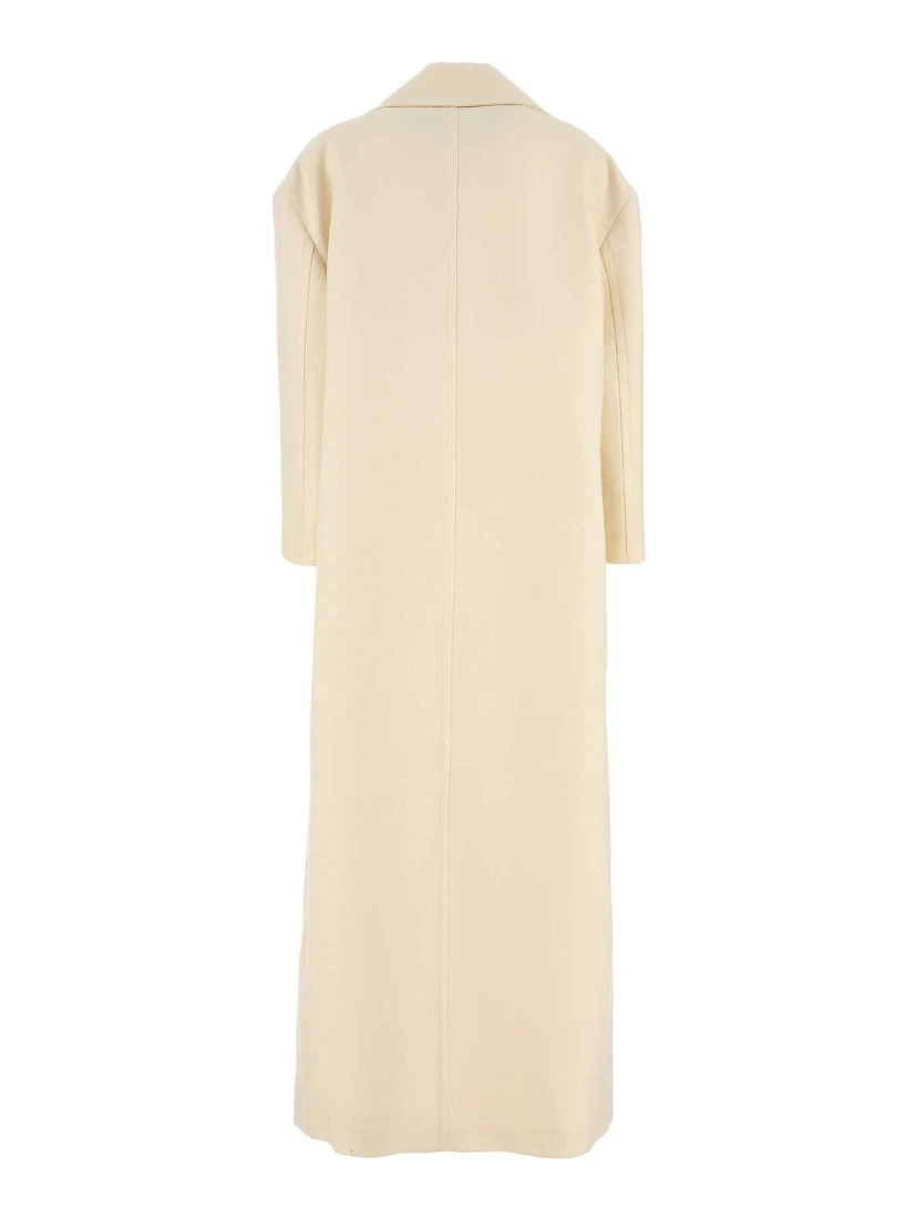 COAT CREPE WOOL SLK GG_PETITE