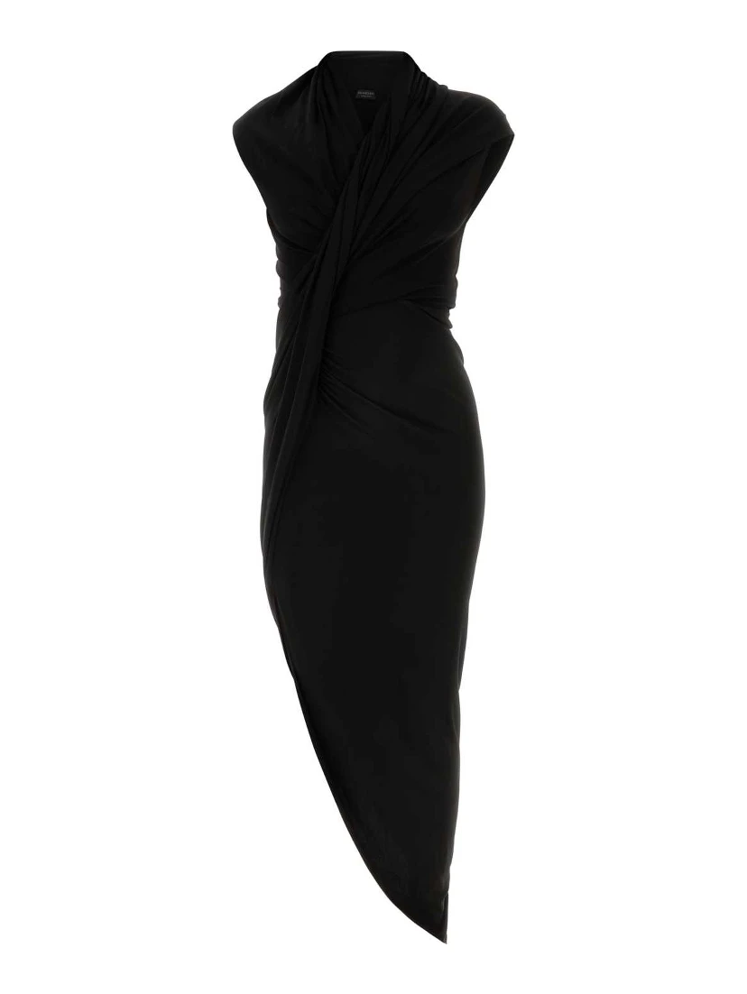DRAPED DRESS