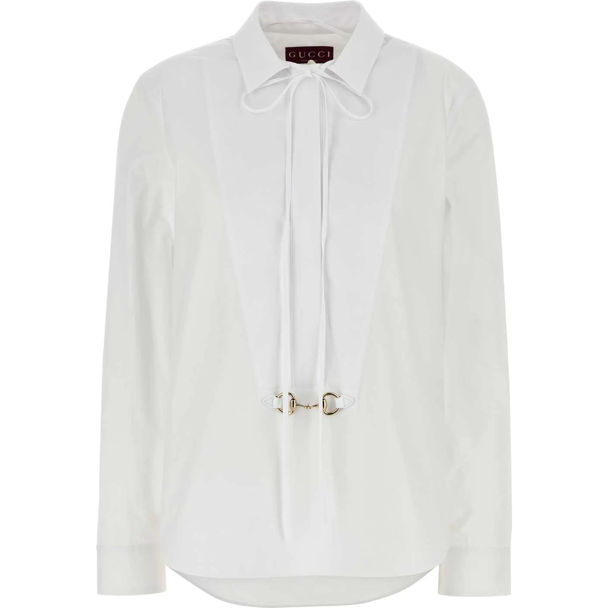 SHIRT CTN POPELINE W/HORSEBIT