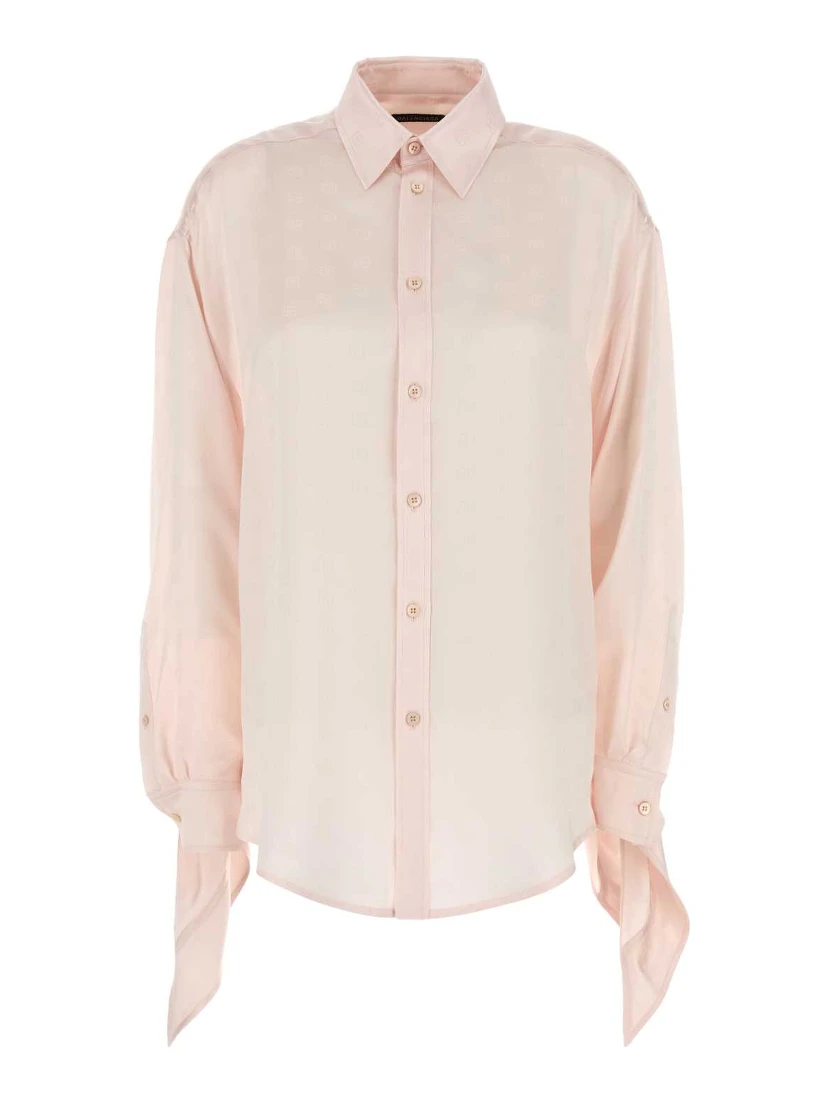 Knotted Cuff Blouse