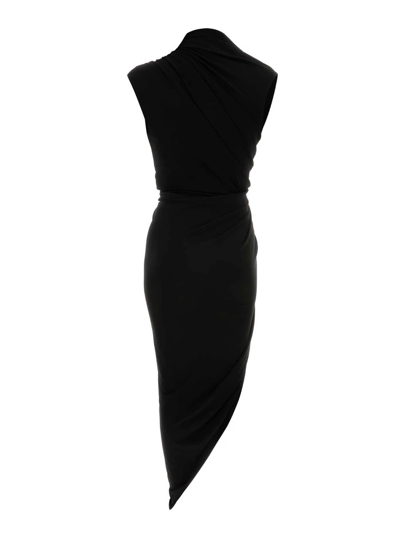 DRAPED DRESS