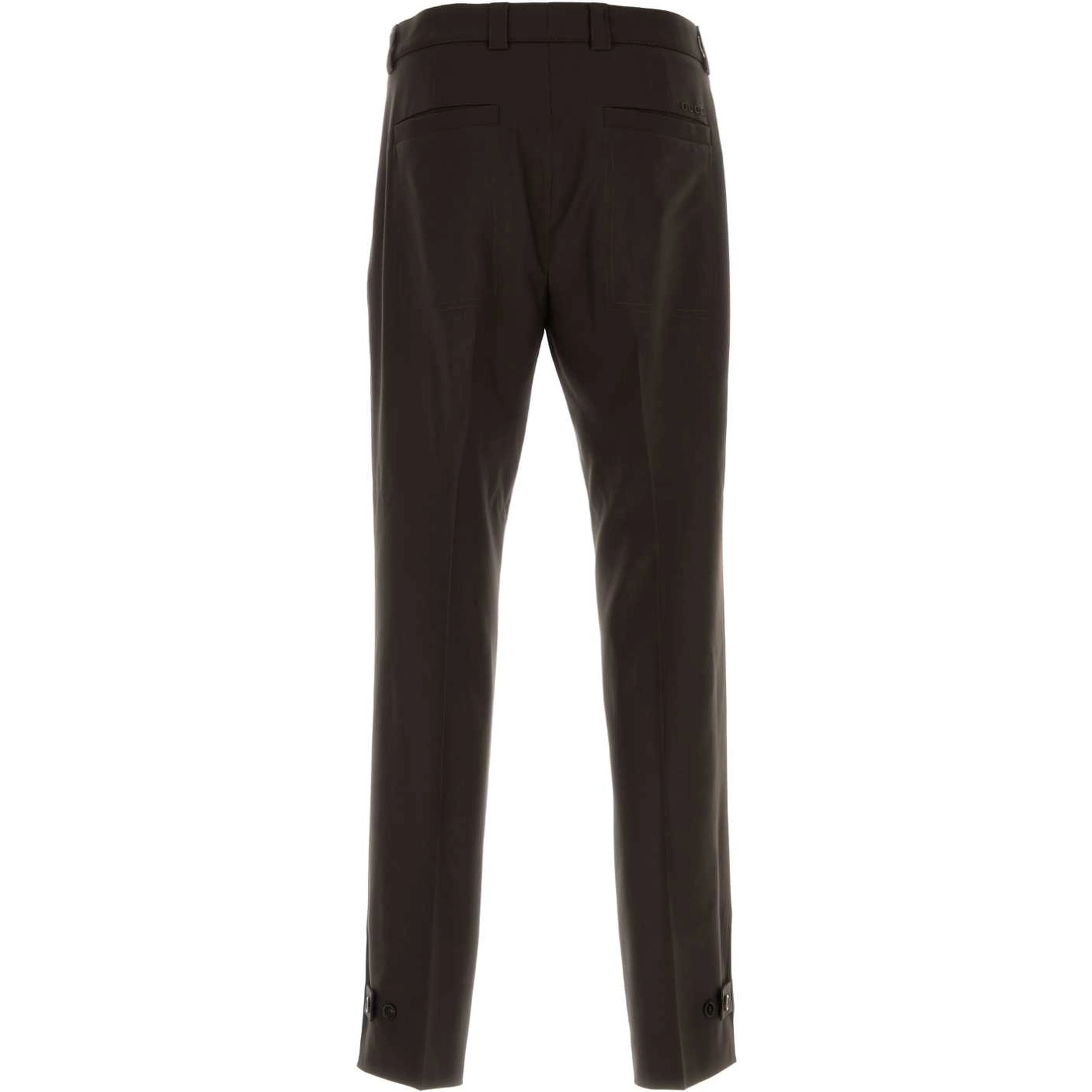 PANT WOOL GABARDINE W/HORN