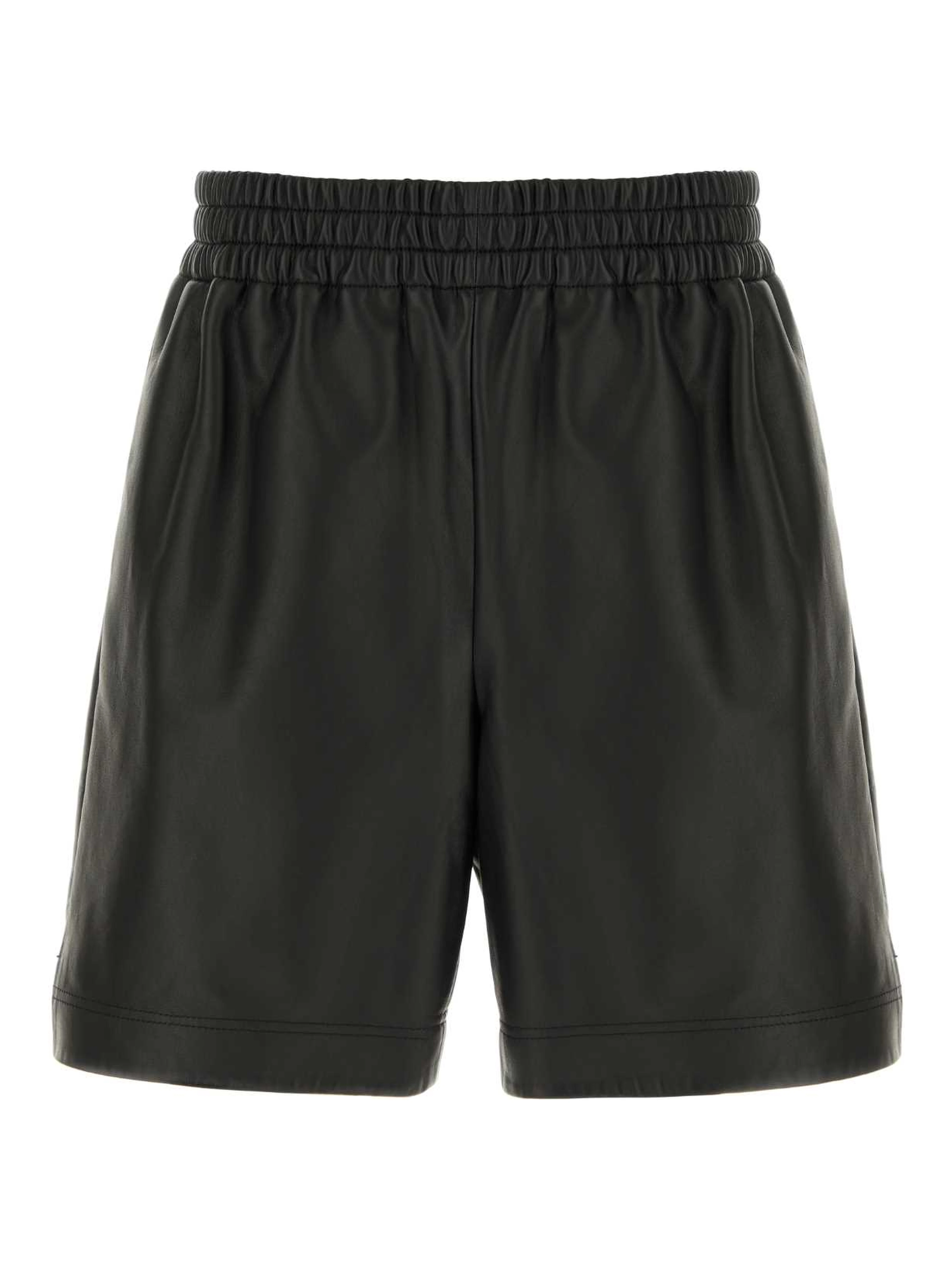 LEATHER BERMUDA