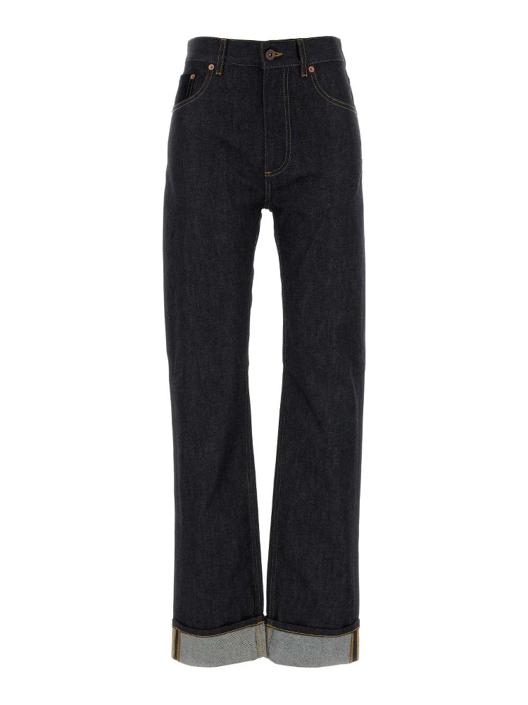 RAW INDIGO STRAIGHT DENIM