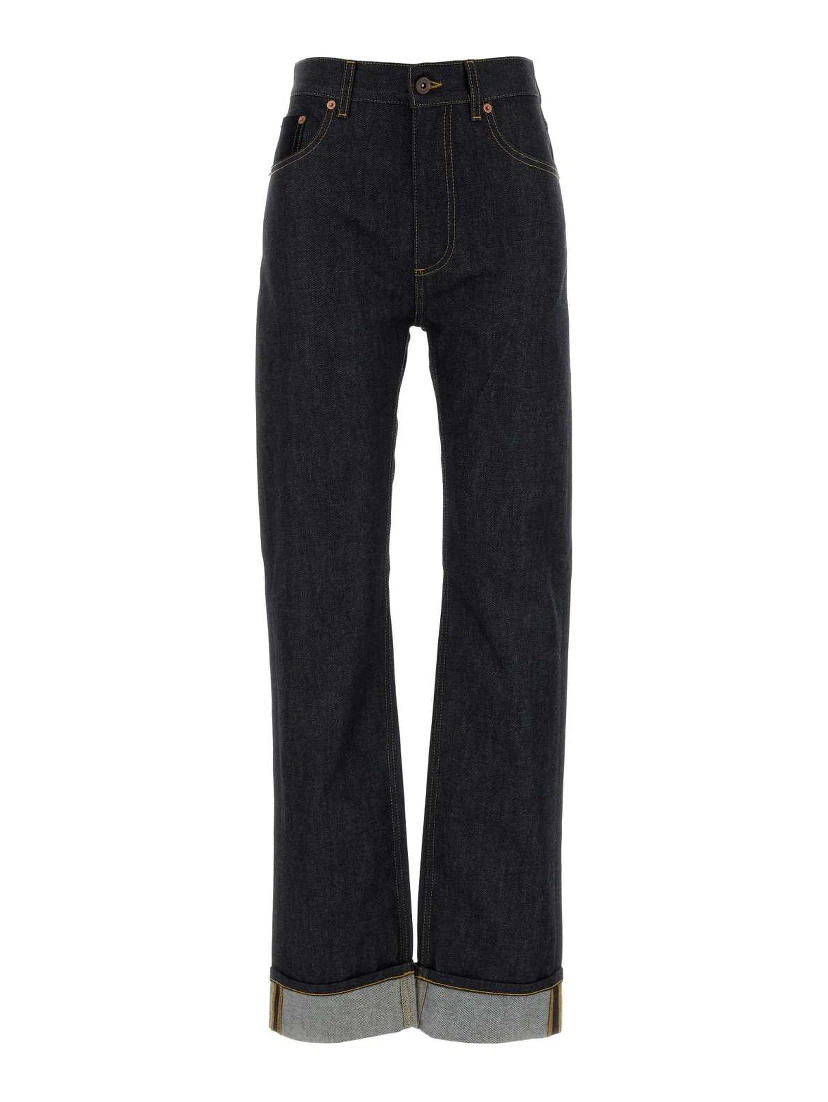 RAW INDIGO STRAIGHT DENIM