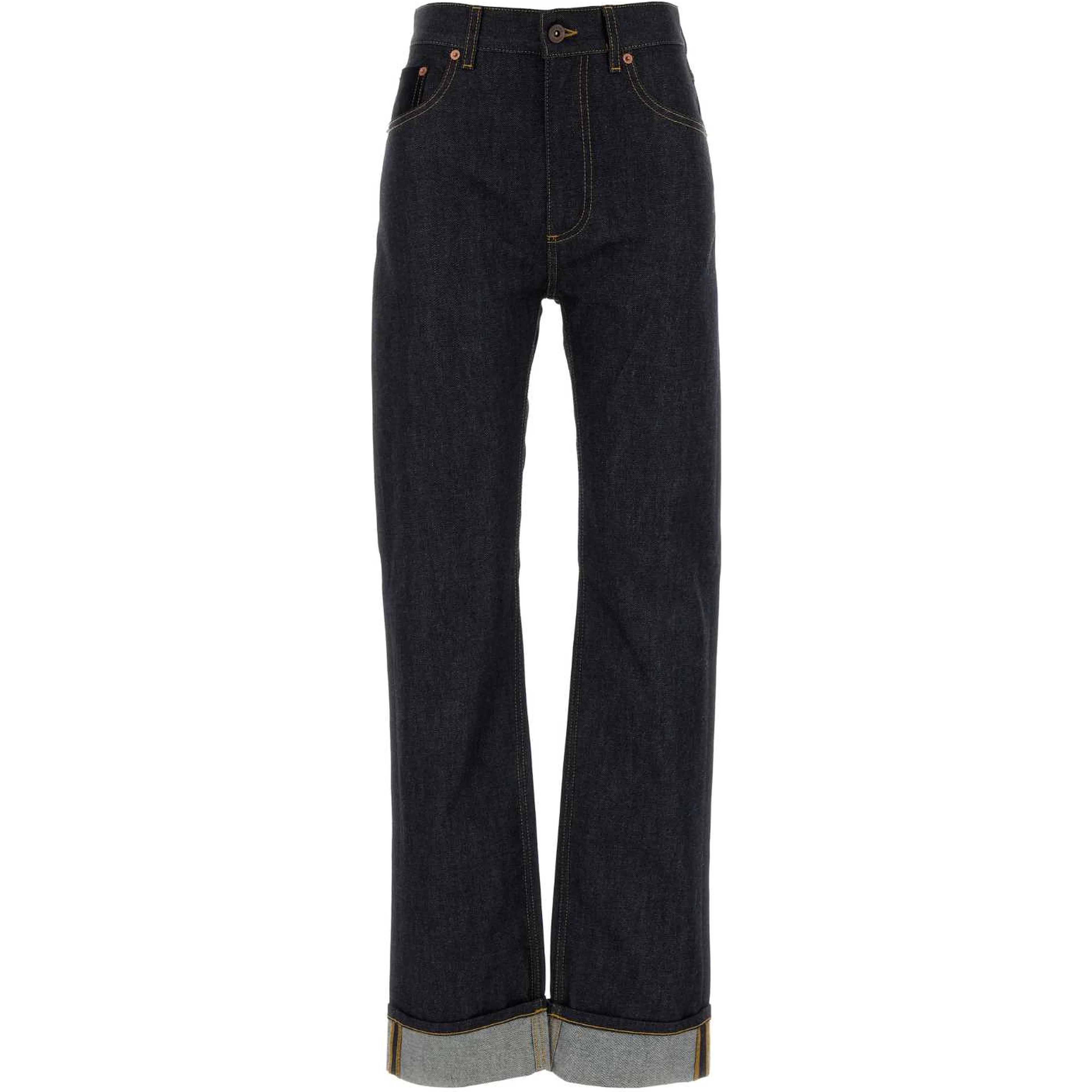 RAW INDIGO STRAIGHT DENIM