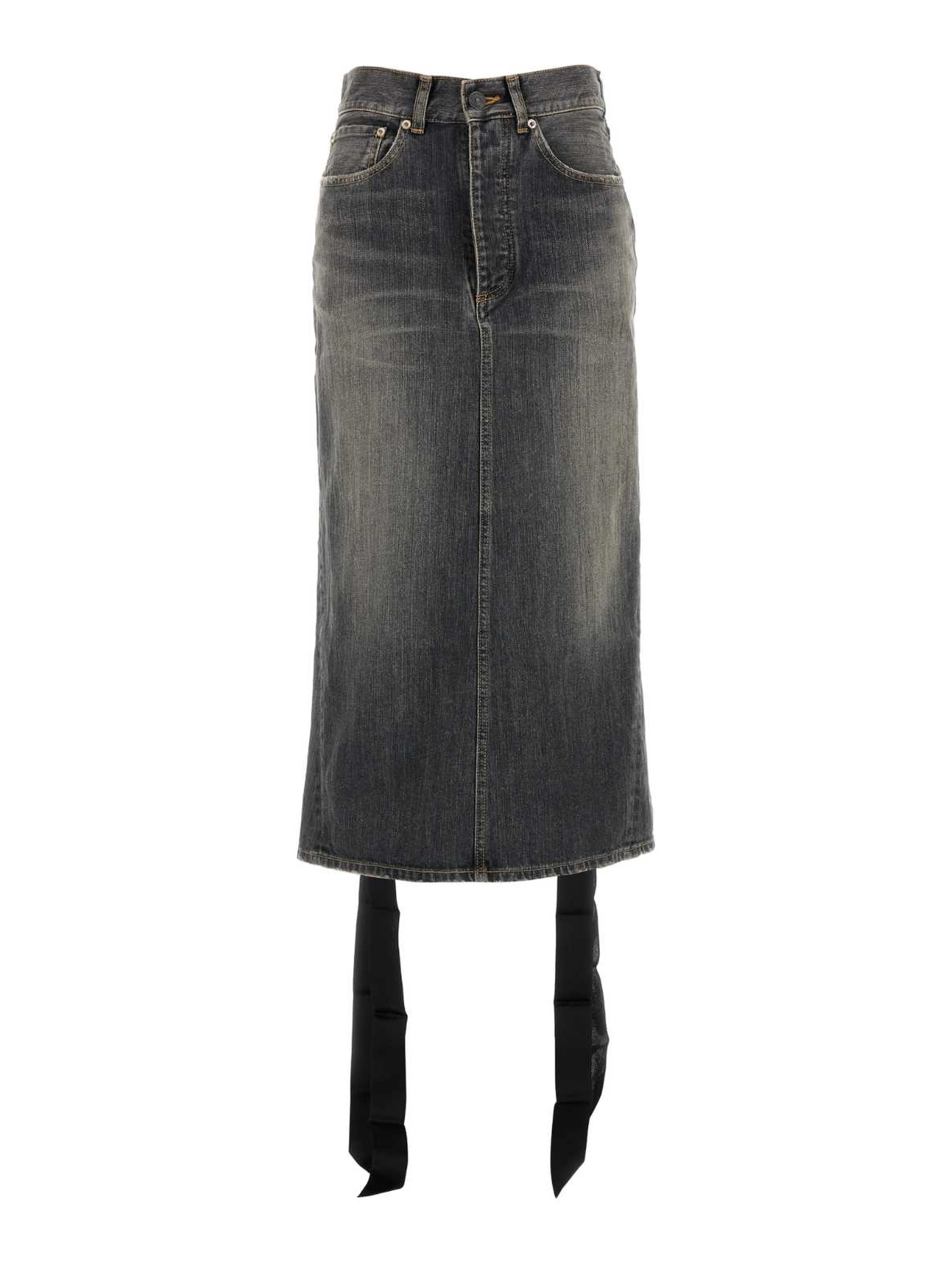 LACE- UP SKIRT