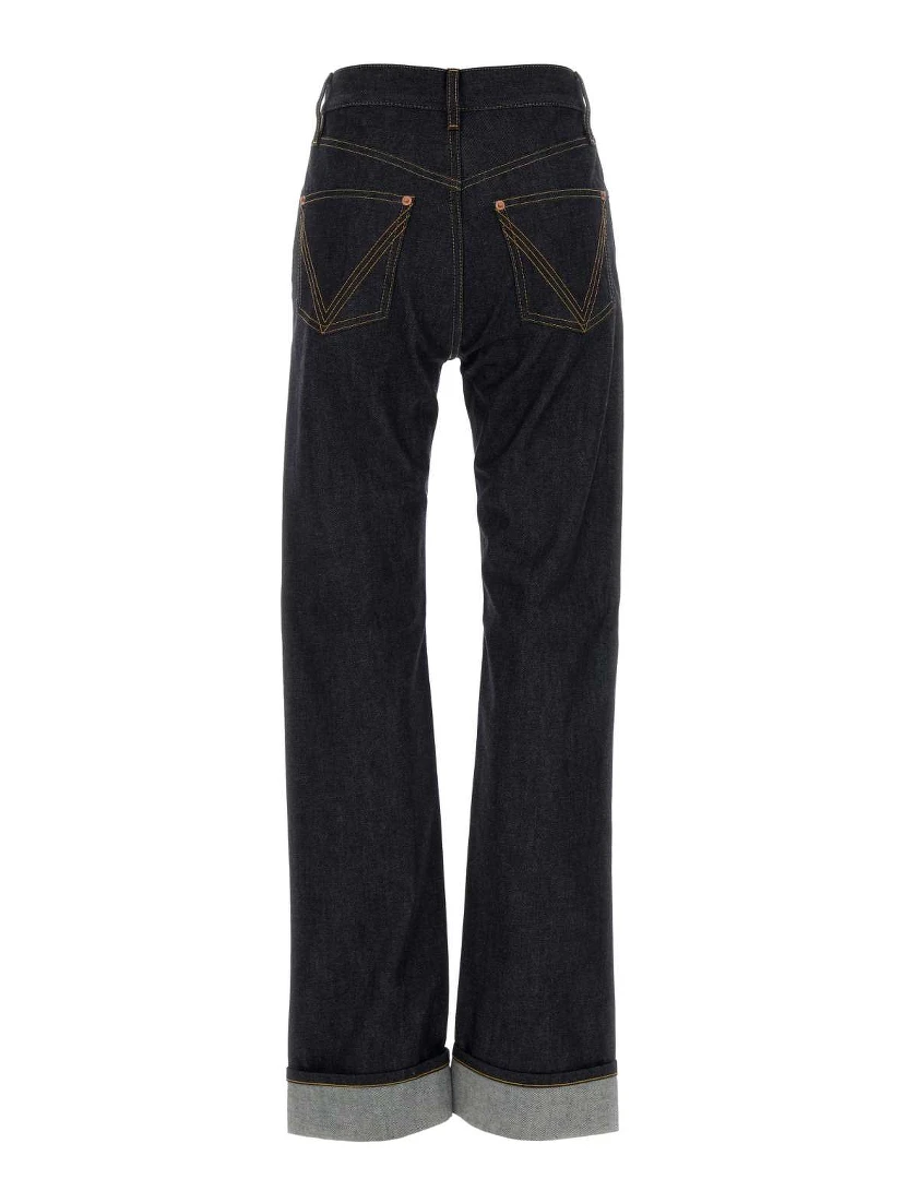 RAW INDIGO STRAIGHT DENIM