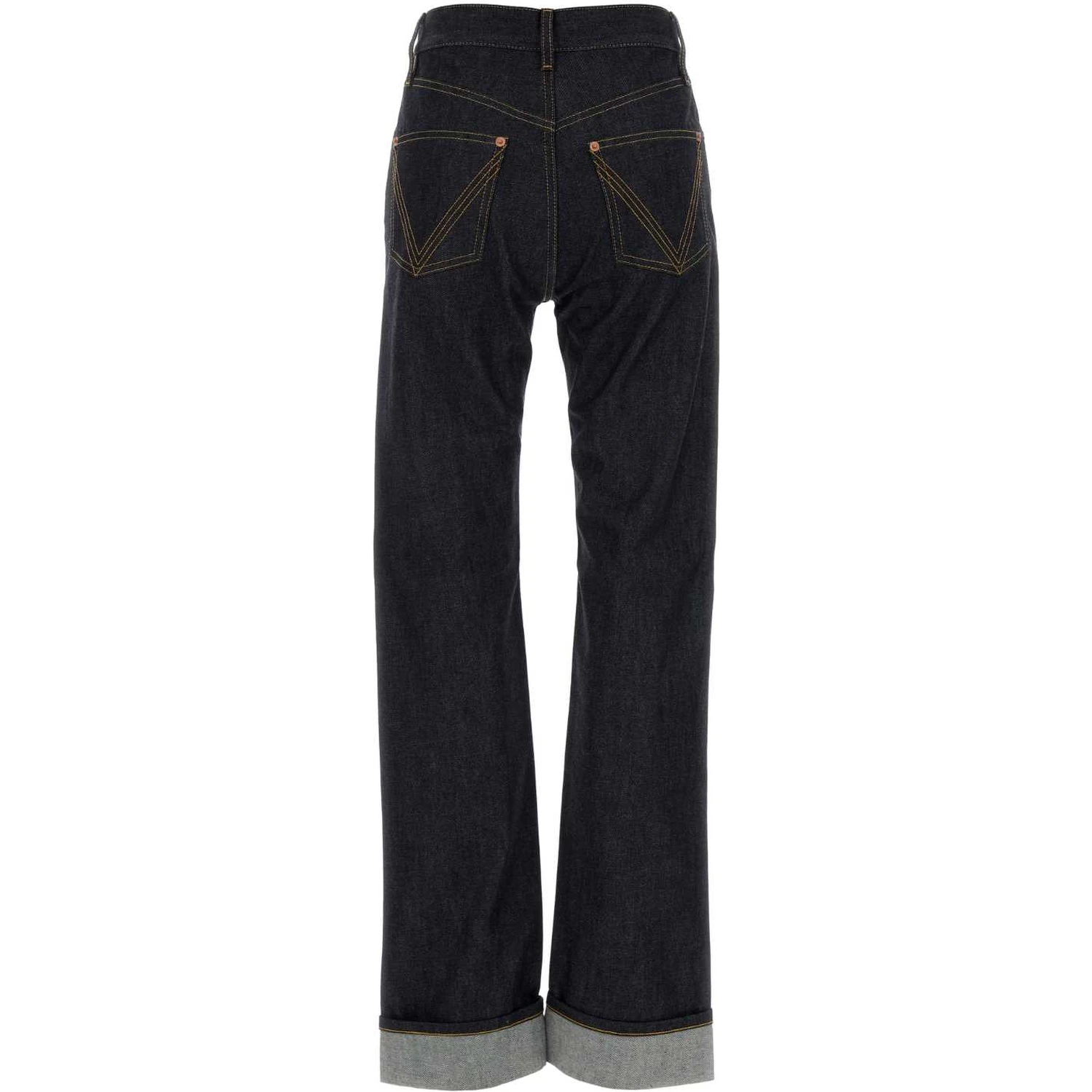 RAW INDIGO STRAIGHT DENIM