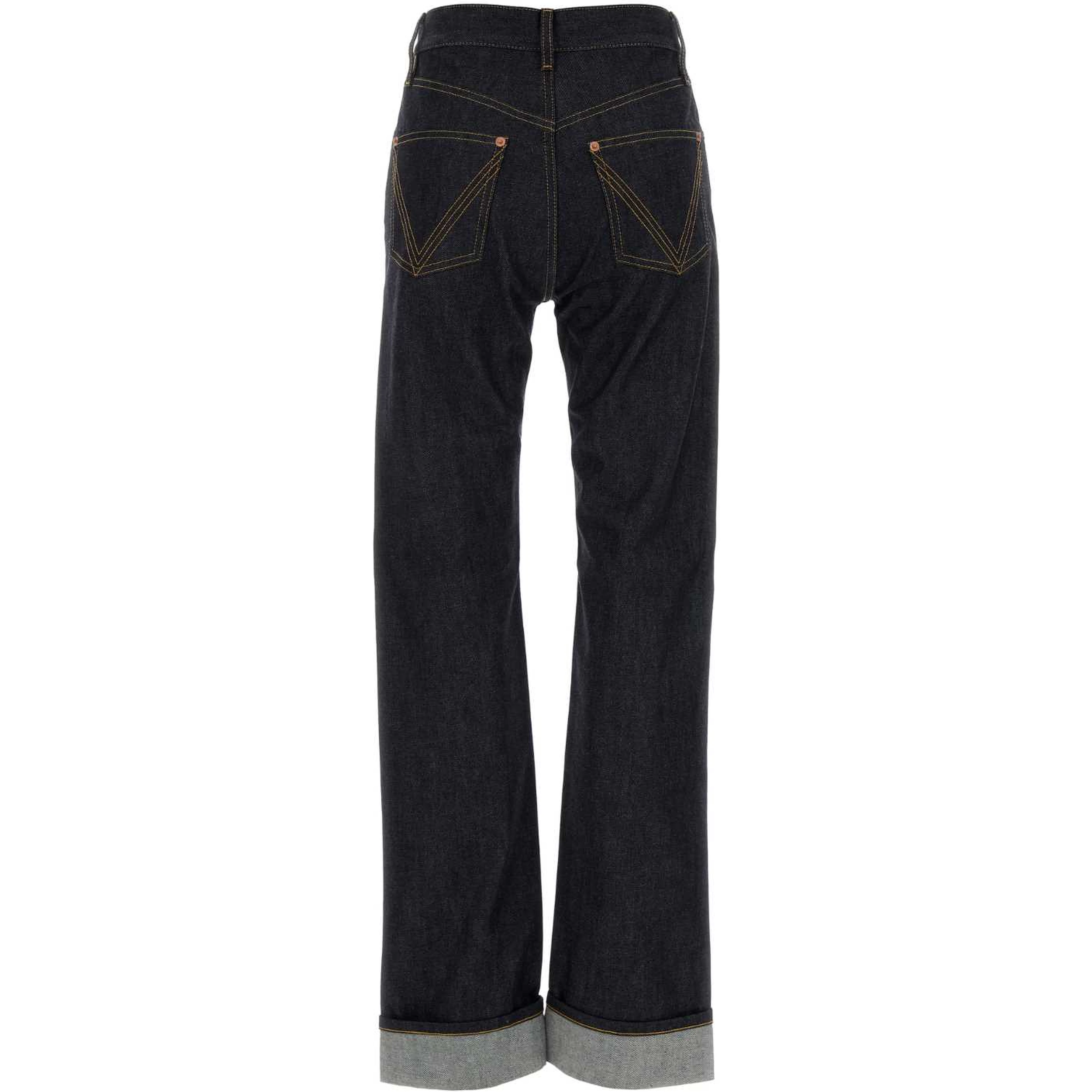 RAW INDIGO STRAIGHT DENIM