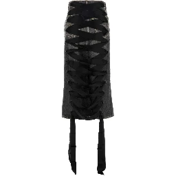 LACE- UP SKIRT