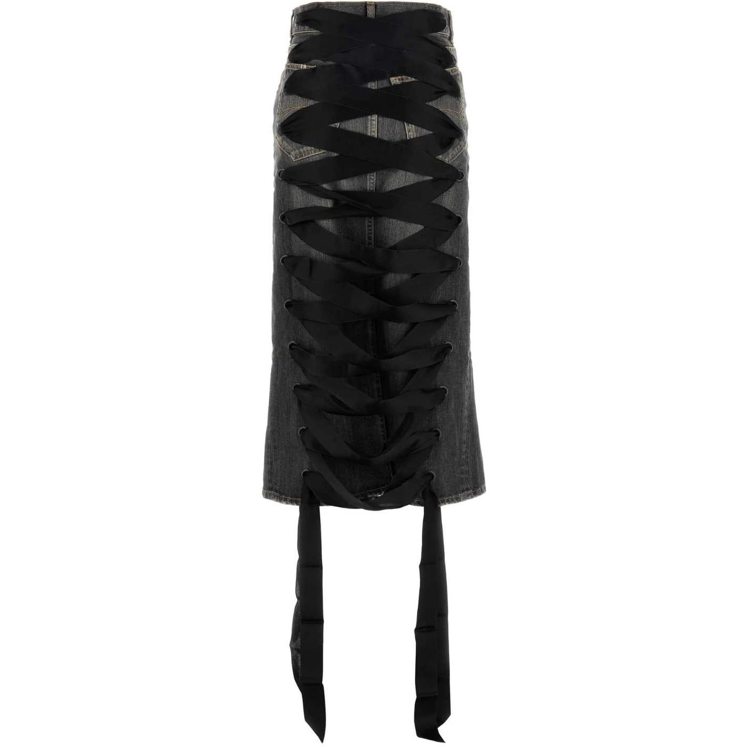 LACE- UP SKIRT