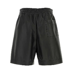 LEATHER BERMUDA