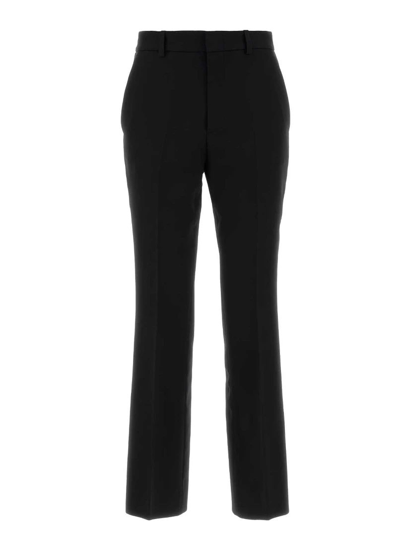PANT CADY CREPE WOOL SILK W/MO