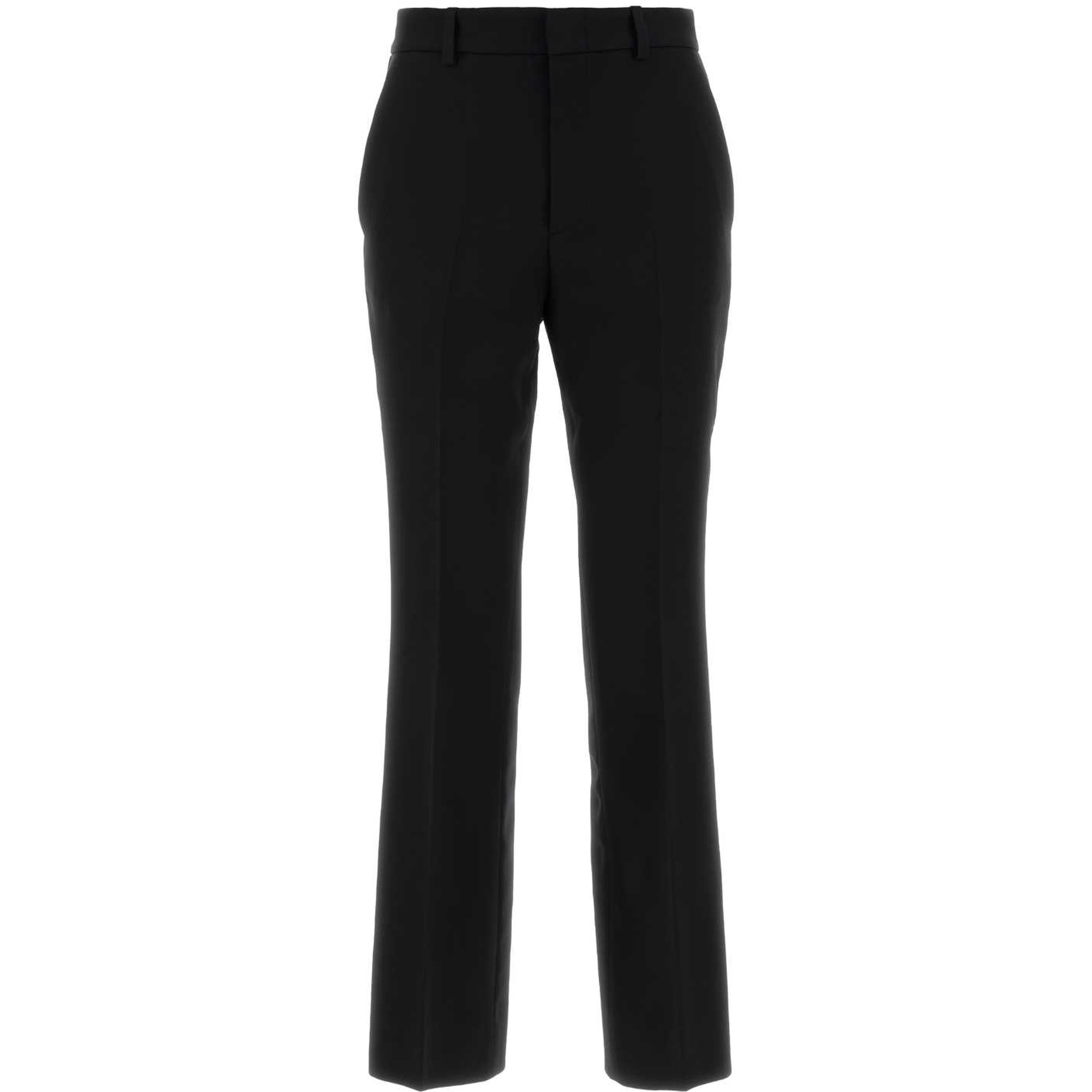 PANT CADY CREPE WOOL SILK W/MO